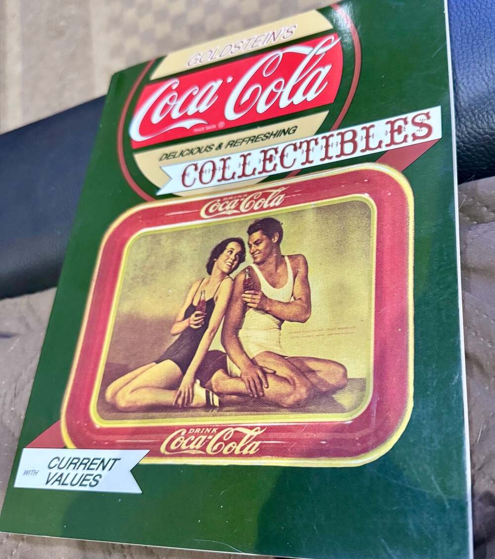 Goldstein's Coca-Cola Collectibles with Current Values 1991 Paperback Guide Book